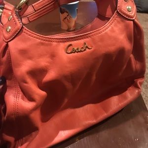 Coach coral purse